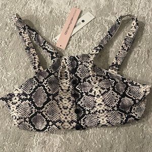 Aqua snake skin bathingsuit